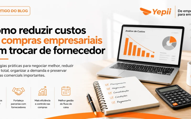 Como reduzir custos de compras empresariais sem trocar de fornecedor